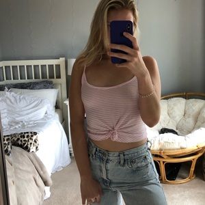 Striped pink tank